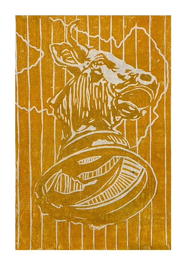 Linolschnitt (Linocut) michael marcel fuchs