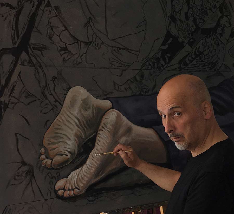 portrait, Michael Marcel Fuchs, Maler, painter